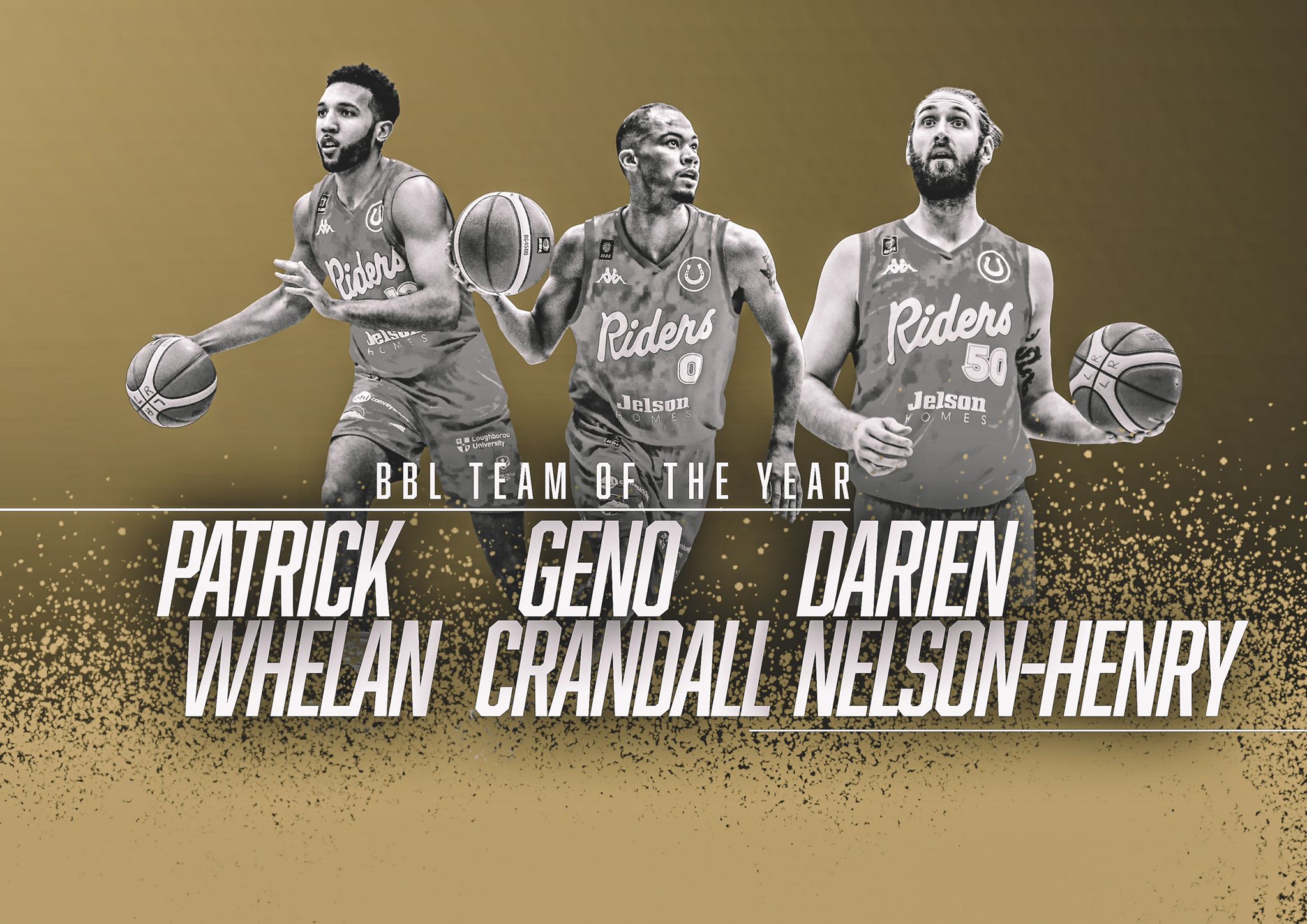 Three Riders named to BBL Team of the Year!