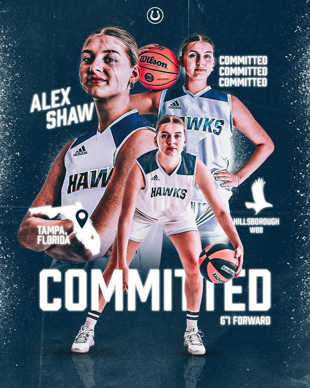 Class of 2023, Alex Shaw commits to Hillsborough Hawks and HCC for the 2023/24 season.
