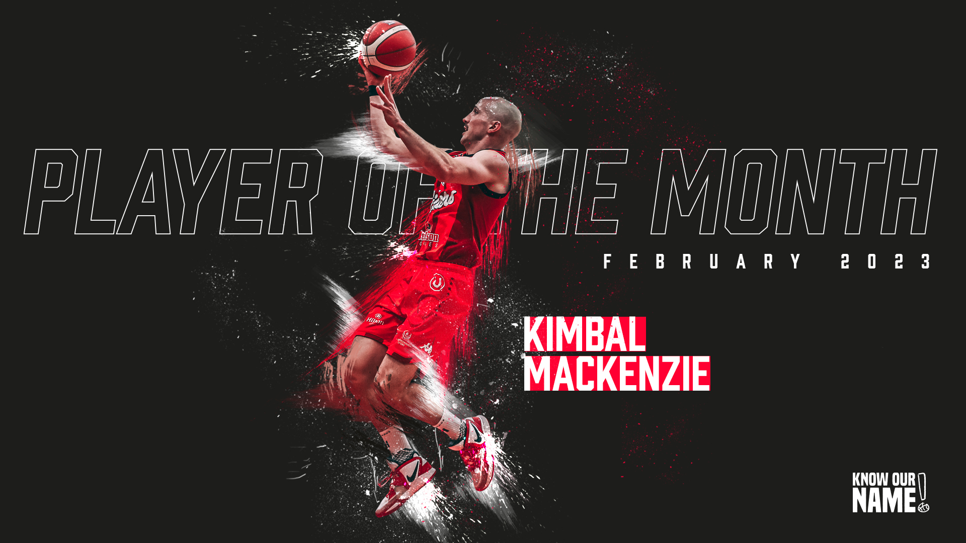Kimbal named Player of the Month!