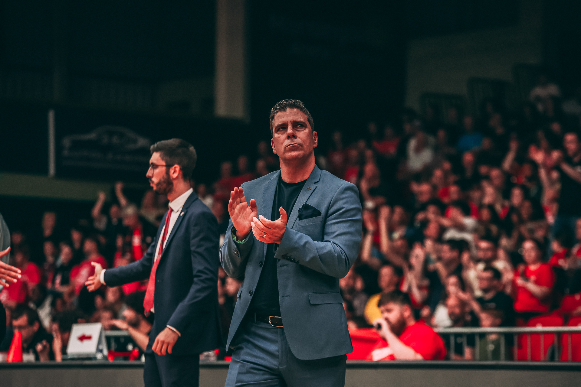 An image of Leicester Riders head coach Rob Paternostro