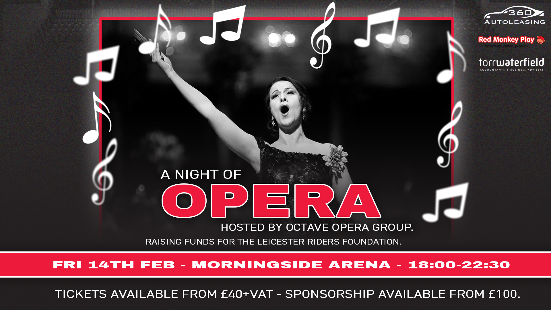 From West End to Covent Garden: A Night of Opera for the Leicester Riders Foundation